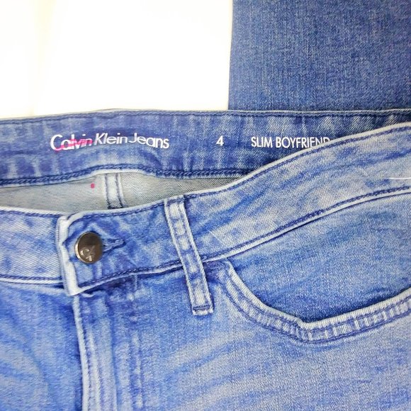Calvin Klein Denim - CALVIN KLEIN women's slim boyfriend jeans